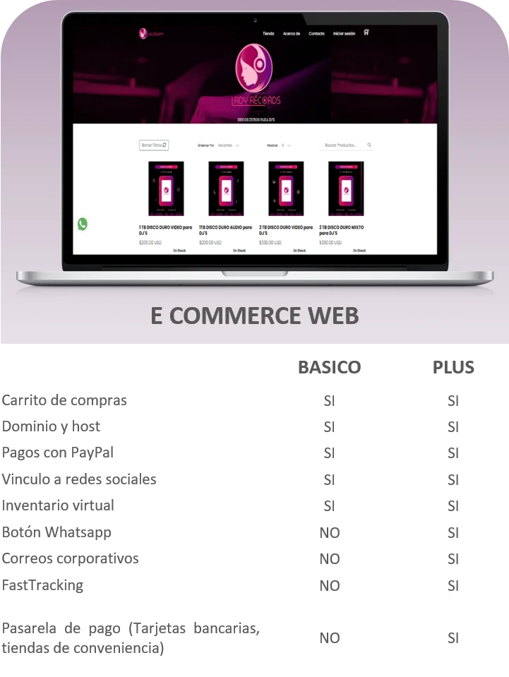 Imagen Ecommerce Web